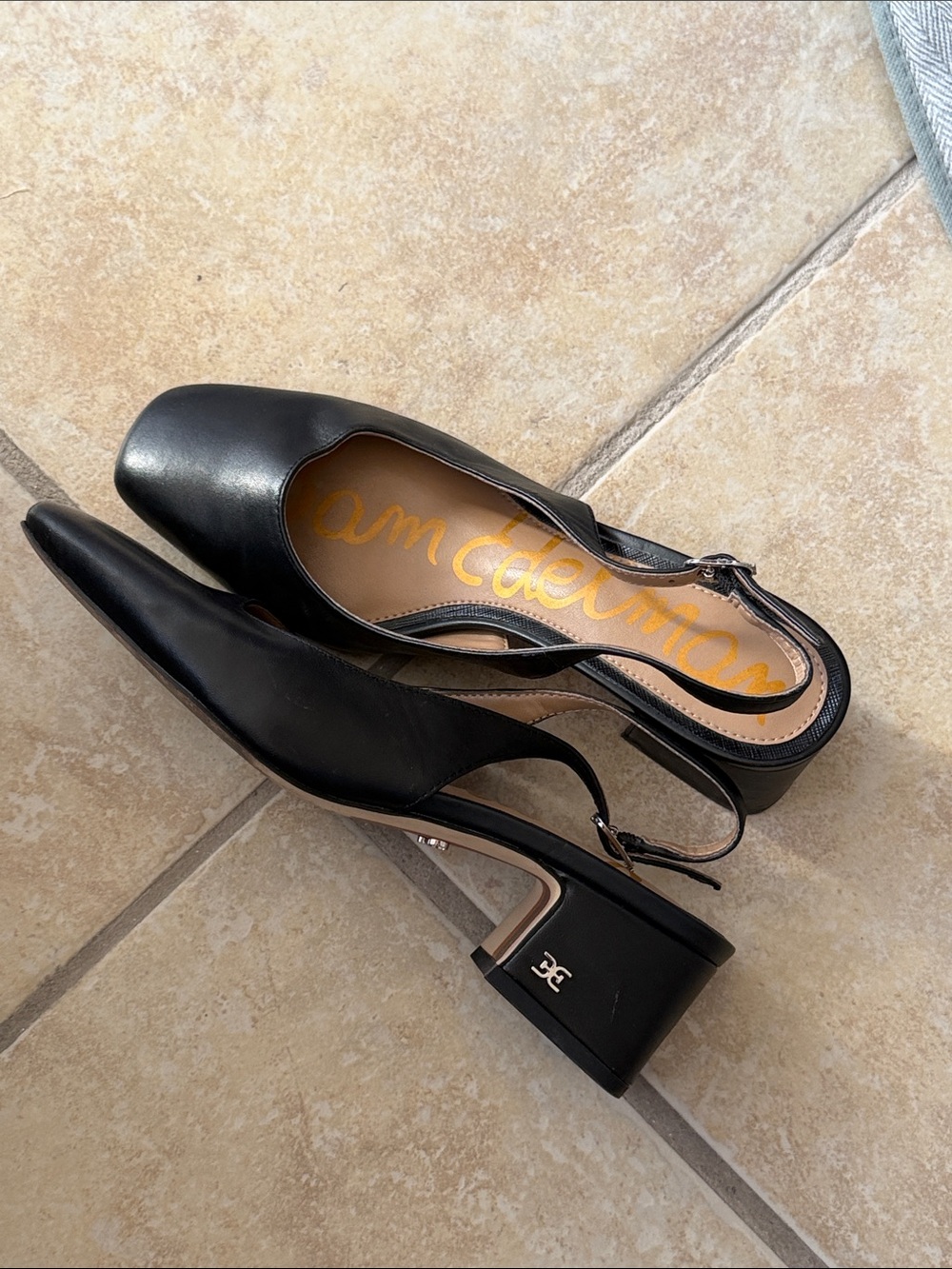 Sam Edelman Black Slingback